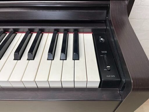 超美品 YAMAHA 電子ピアノ 木製鍵盤CLP-380PM 【無料配送可能