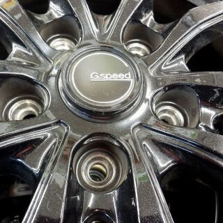 205/65 R16 ブリヂストン エコピア EX20 2015年製 4本セット ホイール G.Speed G02 5穴 BRIDGESTONE ECOPIA 札幌 西野店