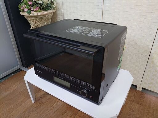 h展示品 パナソニック NE-BS806-K [スチームオーブンレンジ Bistro 30L ブラック] 2019年製 Panasonic 電子レンジ 店頭引取大歓迎♪ R3384)