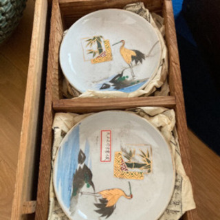 【ネット決済】九谷焼皿 飾り皿 縁起物 骨董品