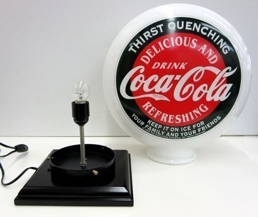 Coca-Cola ガソライト 幅：約40cm コカコーラ 照明 アメリカン グッズ
