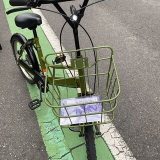 小型自転車オリーブグリーン