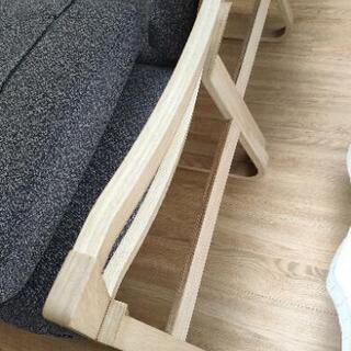 [最終値下げ]MUJI リビングでもダイニングでも使えるソファチェア