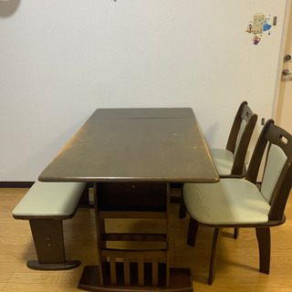 木製　食卓