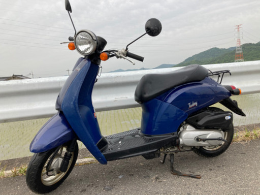 【売約済】実働 BT新品 バリ溝 キャブOH済み ホンダ AF61 トゥデイ 4スト 原付バイク スクーター