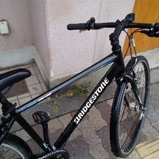 BRIDGESTONE TB1[ティービーワン]27吋 クロスバイク アルミ/7speed/点灯虫/ブラック