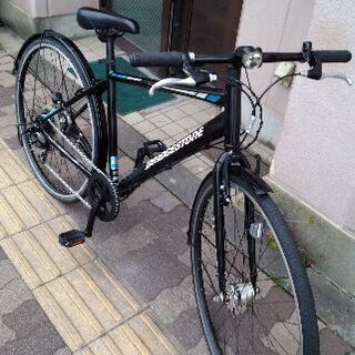 BRIDGESTONE TB1[ティービーワン]27吋 クロスバイク アルミ/7speed/点灯虫/ブラック