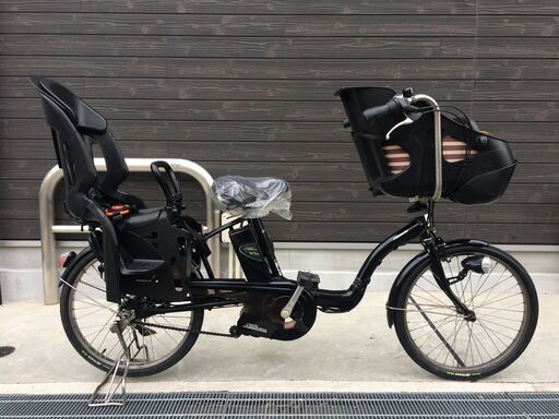 地域限定　パナソニック　ギュットミニ　三人乗り　子供乗せ　新基準　8,9AH　黒　キッスミニ　ビッケポーラー　神戸市　電動自転車
