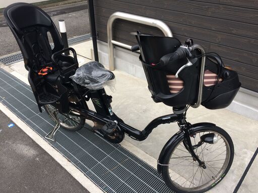 地域限定　パナソニック　ギュットミニ　三人乗り　子供乗せ　新基準　8,9AH　黒　キッスミニ　ビッケポーラー　神戸市　電動自転車 地域限定 パナソニック ギュットミニ 三人乗り 子供乗せ 新基準 8,9AH