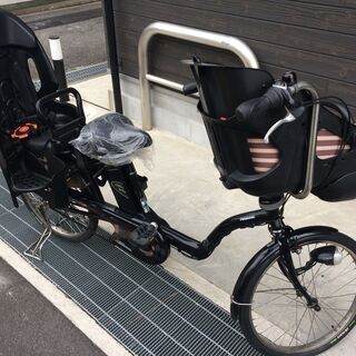 地域限定 パナソニック ギュットミニ 三人乗り 子供乗せ バッテリー