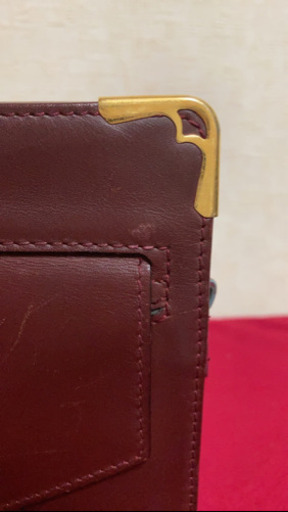 5MKO312 カルティエ クラッチバッグ 茶色 シンプル 大人