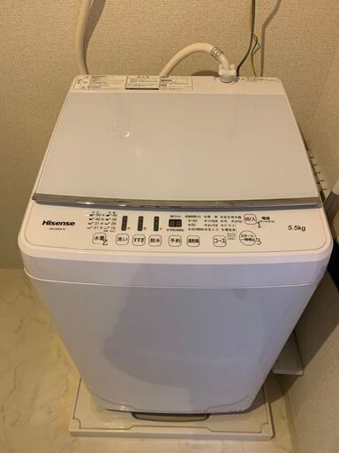 超美品　2017年製　hisense 5.5KG 洗濯機等　家電