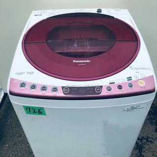 ‼️7.0kg‼️726番 Panasonic✨全自動電気洗濯機...