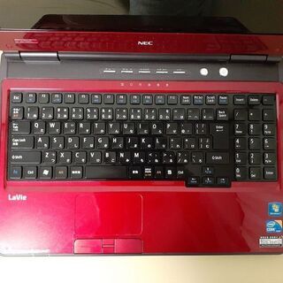 【美品】LAVIEクリスタルレッド☆新品SSD☆ブルーレイ再生OK☆ 美品】LAVIEクリスタルレッド☆新品SSD☆ブルーレイ再生OK☆ ノートPC