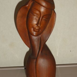木彫り 女性像