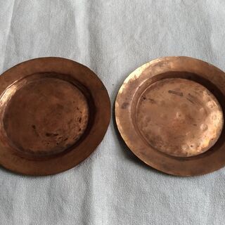 コースター　銅製　２個