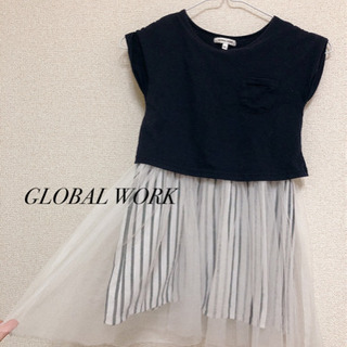 【ネット決済】GLOBAL WORK 110-120cm ワンピース