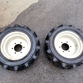 ヒゲがあるので多分未使用の保管品　ブリジストン　23X9.00-12　タイヤ、ホイール1セット(2本)　運搬車などに