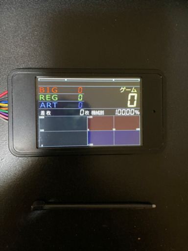 パチスロ用高性能タッチパネル式IPSカラー液晶データカウンター