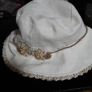 【ネット決済】白婦人帽子　美品
