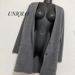 【ネット決済】取引中 UNIQLO グレーカーディガン