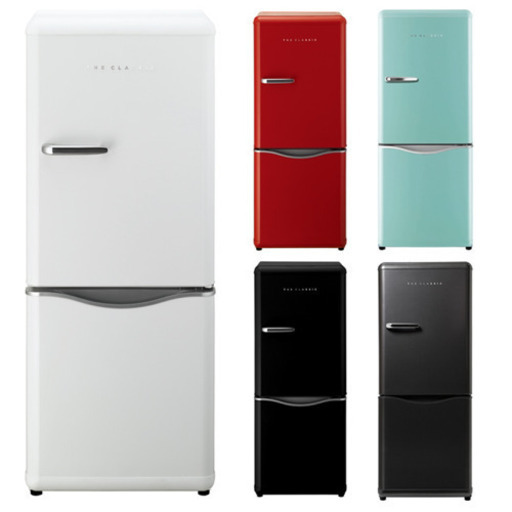 【美品】DAEWOO 大宇電子 DR-C15AR 150L 2ドアレトロ風スタイル冷凍冷蔵庫