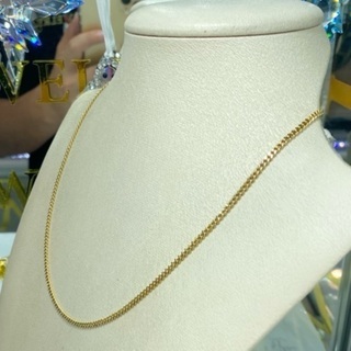 中古品】k18 2面シングル 喜平ネックレス10.2g 45cm［452］