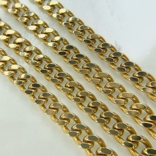 中古品】k18 2面シングル 喜平ネックレス10.2g 45cm［452］