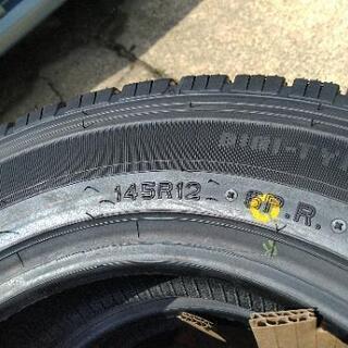 【脱着込み】軽トラック 軽バン 新品タイヤ4本セット 145R12-6PR ダンロップ エナセーブ