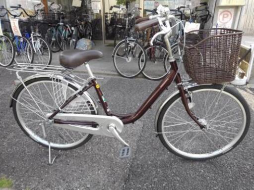 中古自転車１４９８　美品！　低使用！　ブリヂストン 　２０２０年モデル　カルーサ　CR40T　２４インチ　軽量アルミフレーム　ギヤなし　LEDオートライト　税込定価３７１８０円