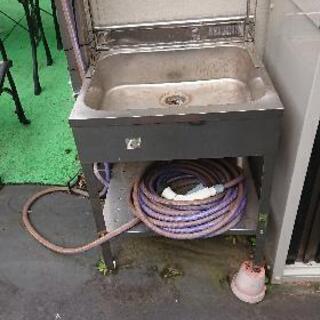 ガーデンシンク(流し台)+自動水やり器+立水栓 差し上げます