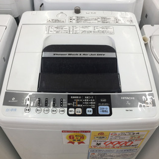 5/9 【安いっ‼️】HITACHI 7.0kg洗濯機 2012年 NW-7MY 定価¥30,540 ヒーターレスのエアジェット✨乾燥 - 福岡市