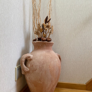 【オブジェ】テラコッタ鉢と植物セット