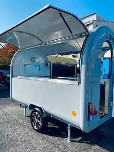 牽引免許不要のキッチンカー☆軽トレーラー