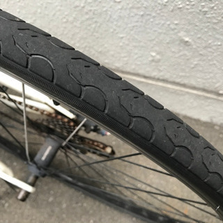 ロードバイク クロスバイク　ルイガノ白　自転車