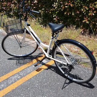 クリーム BAA-O 26インチ 6段変速 シティサイクル ママチャリ 自転車 あさひ（自転車） 「西日本限定」「クリーム」Cream City