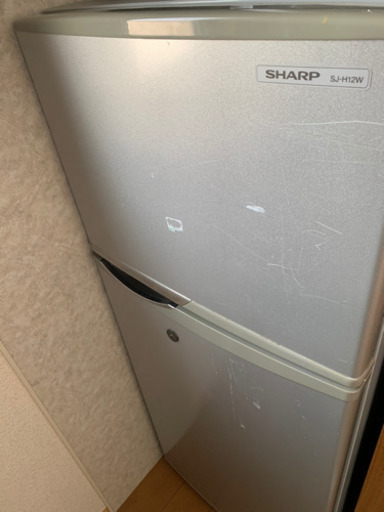 シャープ　ノンフロン冷凍冷蔵庫　SJ-H12W-S
