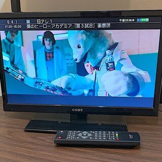 [一人暮らし・単身用]小型液晶テレビ　COBY(コビー・ニューヨ...