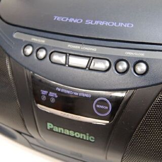 ジャンク Panasonic CDラジカセ RX-DT95 コブラトップ CD/TAPE/AM・FM