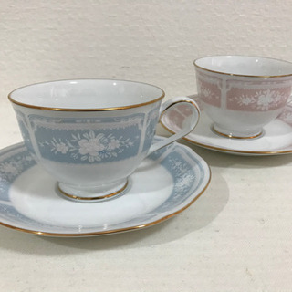 ノリタケ Noritake レースウッドゴールド カップ＆ソーサーペア