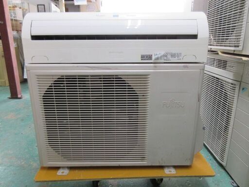 K02288　富士通　中古エアコン　主に8畳用　冷2.5kw／暖3.0kw