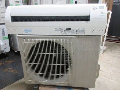 K02292　三菱　中古エアコン　主に6畳用　冷2.2kw／暖2.5kw