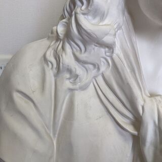 石膏像　モリエール胸像　汚れアリ
