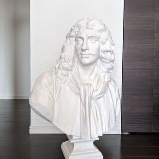 石膏像 モリエール胸像 汚れアリ