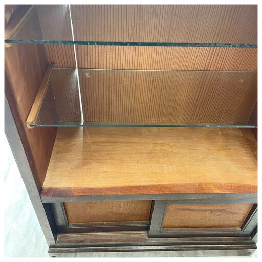 ガラスケース 飾り棚 小ぶり アンティーク インテリア オブジェ ショー