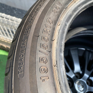 195/55R15 タイヤ 美品 バリ山【値下げ】