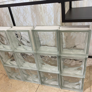 ガラスブロック　クラウディーパターン　DIY建材 - 品川区