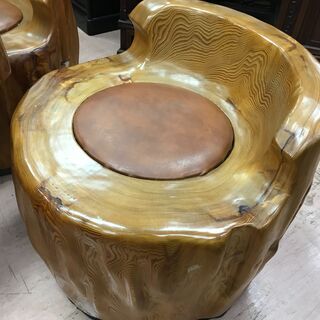 【愛品館八千代店】屋久杉　テーブル　イス　5点セット【愛八GS】