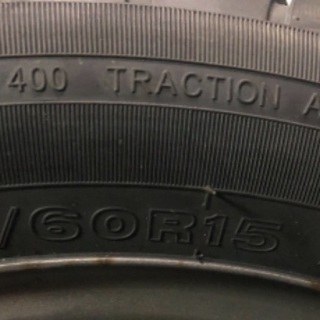 165/60R15 2020年製新品タイヤ　スズキ純正ホイール　軽バンリフトアップ車等に