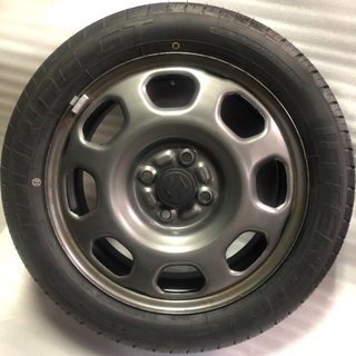 165/60R15 2020年製新品タイヤ　スズキ純正ホイール　...